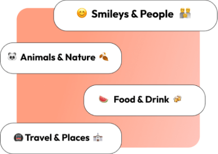 emojis of all animals and places